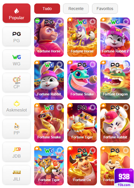 Experiência de Jogos 93b.com